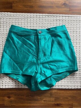 American Apparel High-Waist Disco Shorts